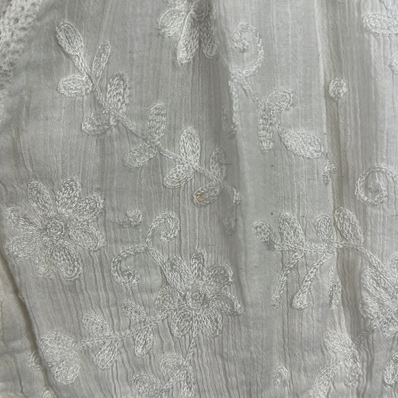 Peppermint Bay Flowy Beach Dress Womens Size M White - Picture 5 of 8